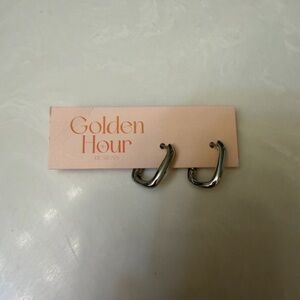 Golden Hour Designs Silver Hoop Earrings